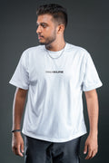 Oversized T-shirt (Unisex) with wordmark - White