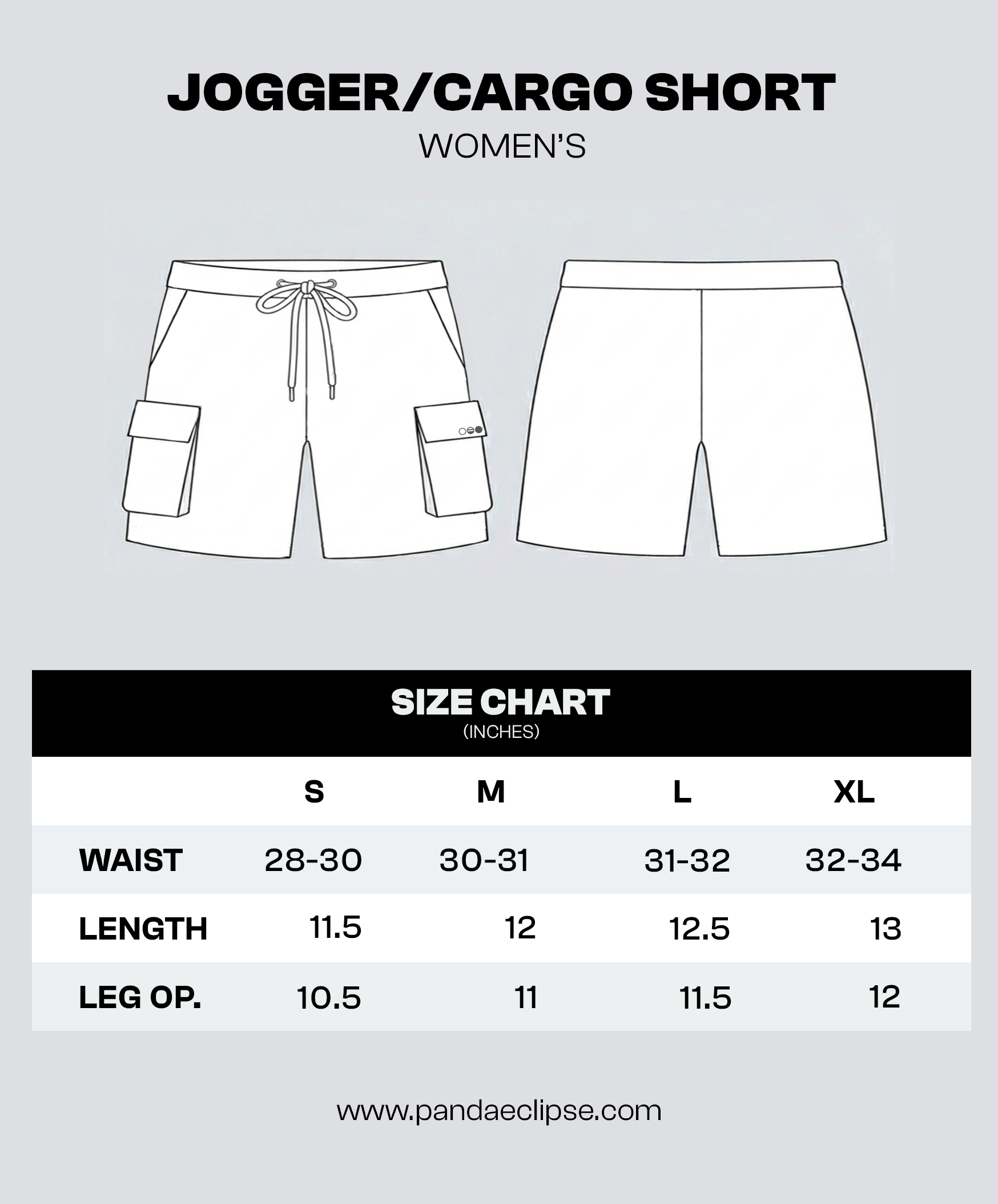 Women's Cargo Short - Gray