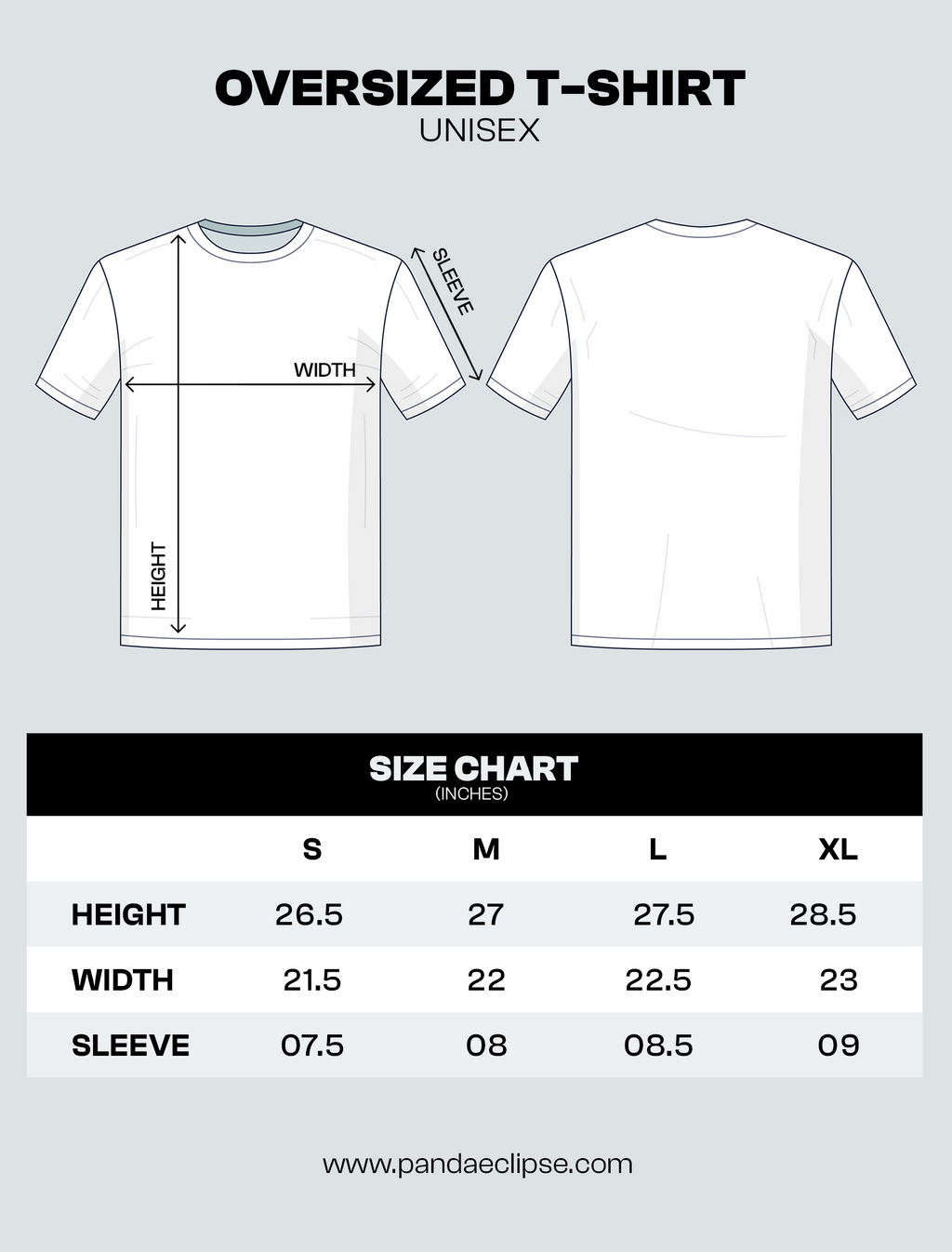 Oversized T-shirt (Unisex) with wordmark - Black