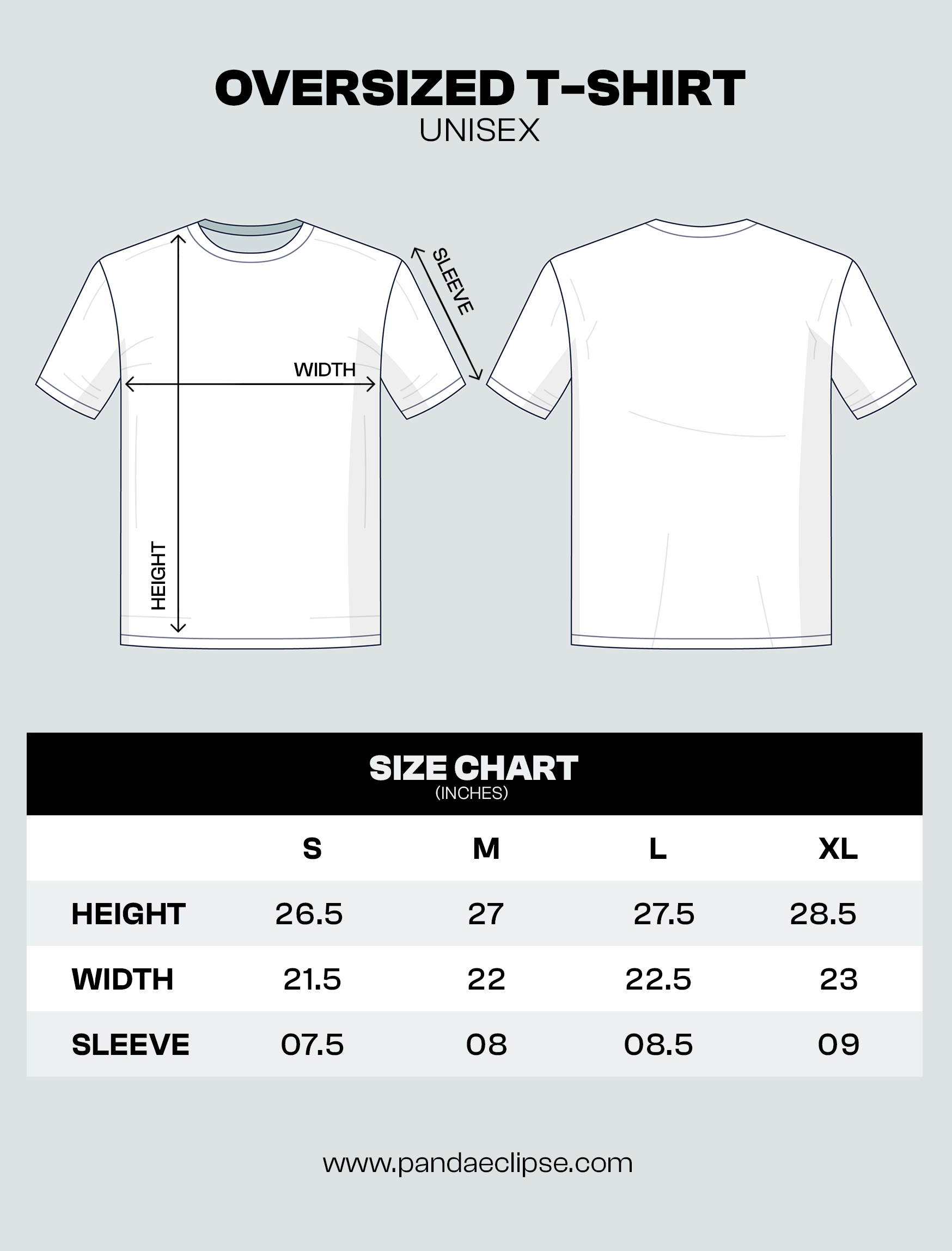 Oversized T-shirt (Unisex) with wordmark - Black